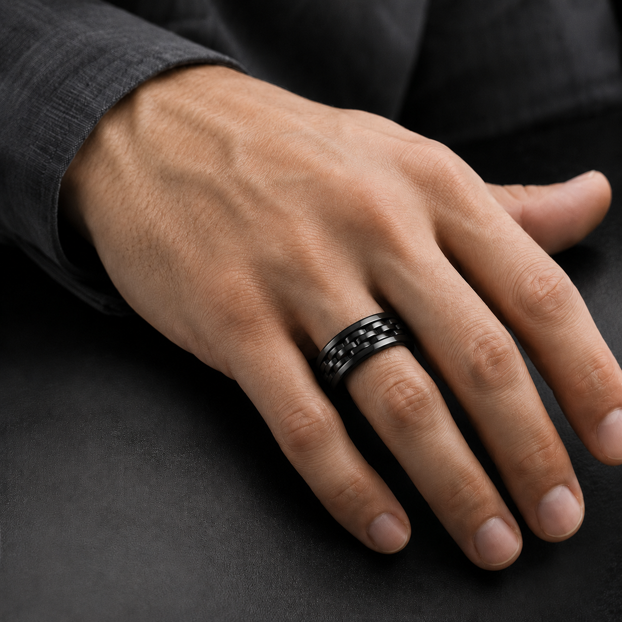 Δαχτυλίδι Anti-Stress | Περιστρεφόμενο Fidget Ring για Ηρεμία