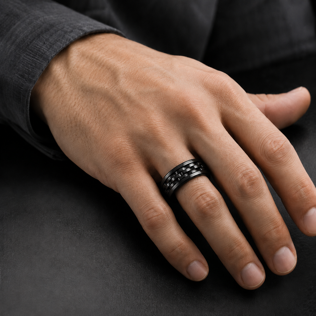 Δαχτυλίδι Anti-Stress | Περιστρεφόμενο Fidget Ring για Ηρεμία